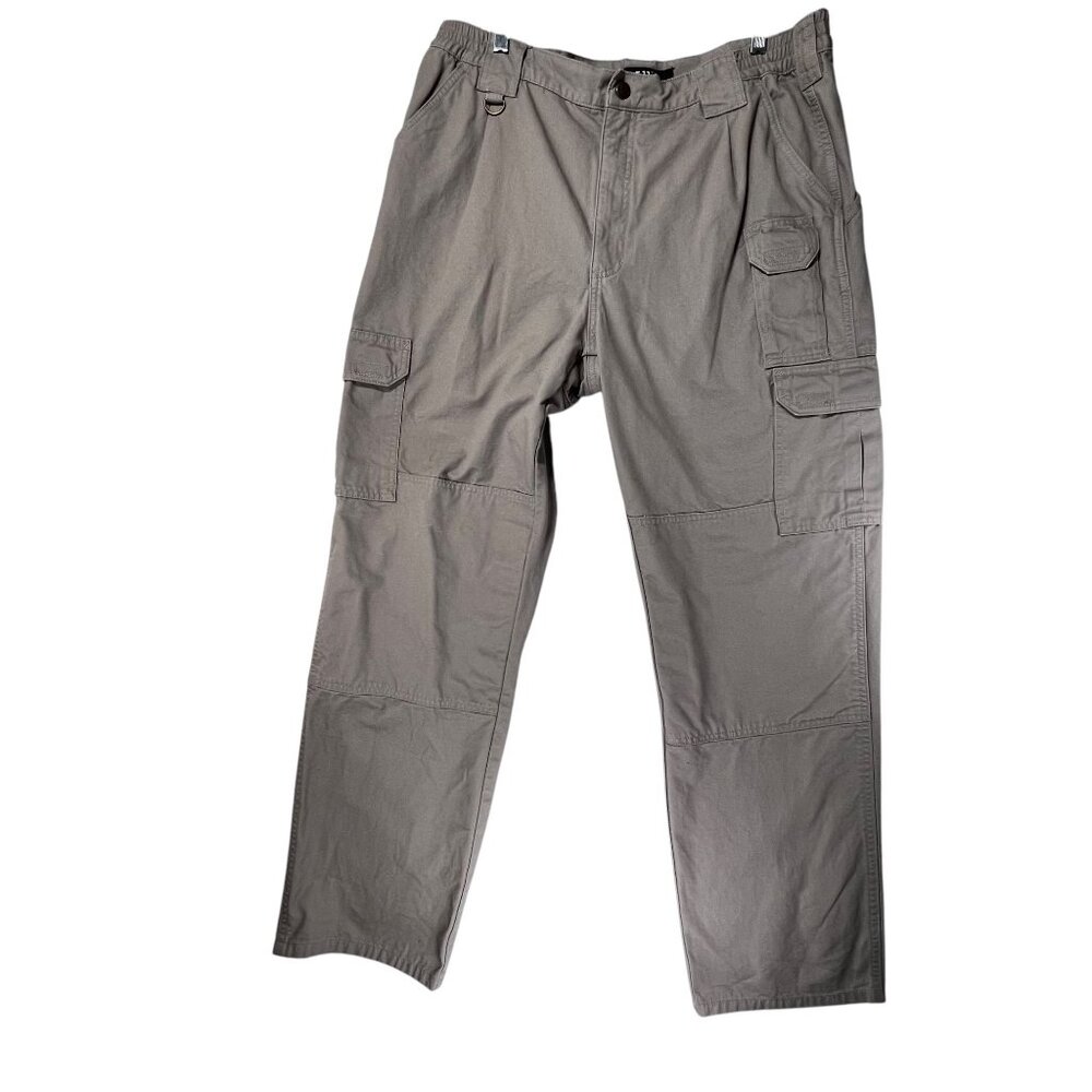 5.11 Tactical Cargo Pants Durable Pockets Cotton Khaki Beige 36x32 74251